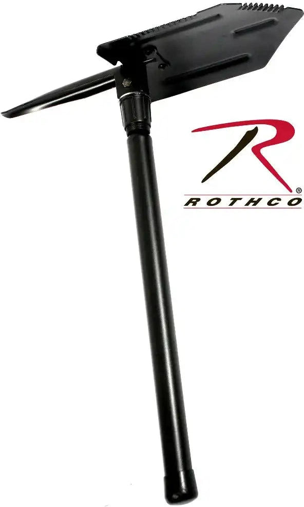 Rothco Heavy Weight Steel Handle Folding Pick & Shovel