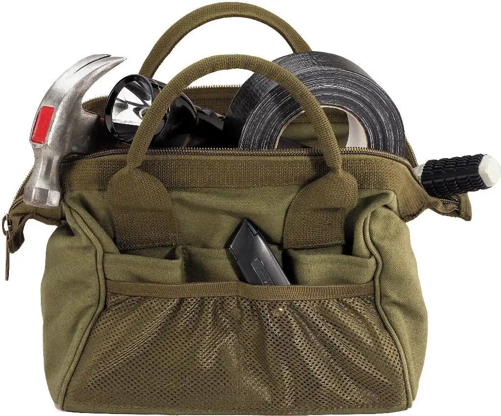 Rothco Heavyweight Canvas Platoon Tool Bag Black