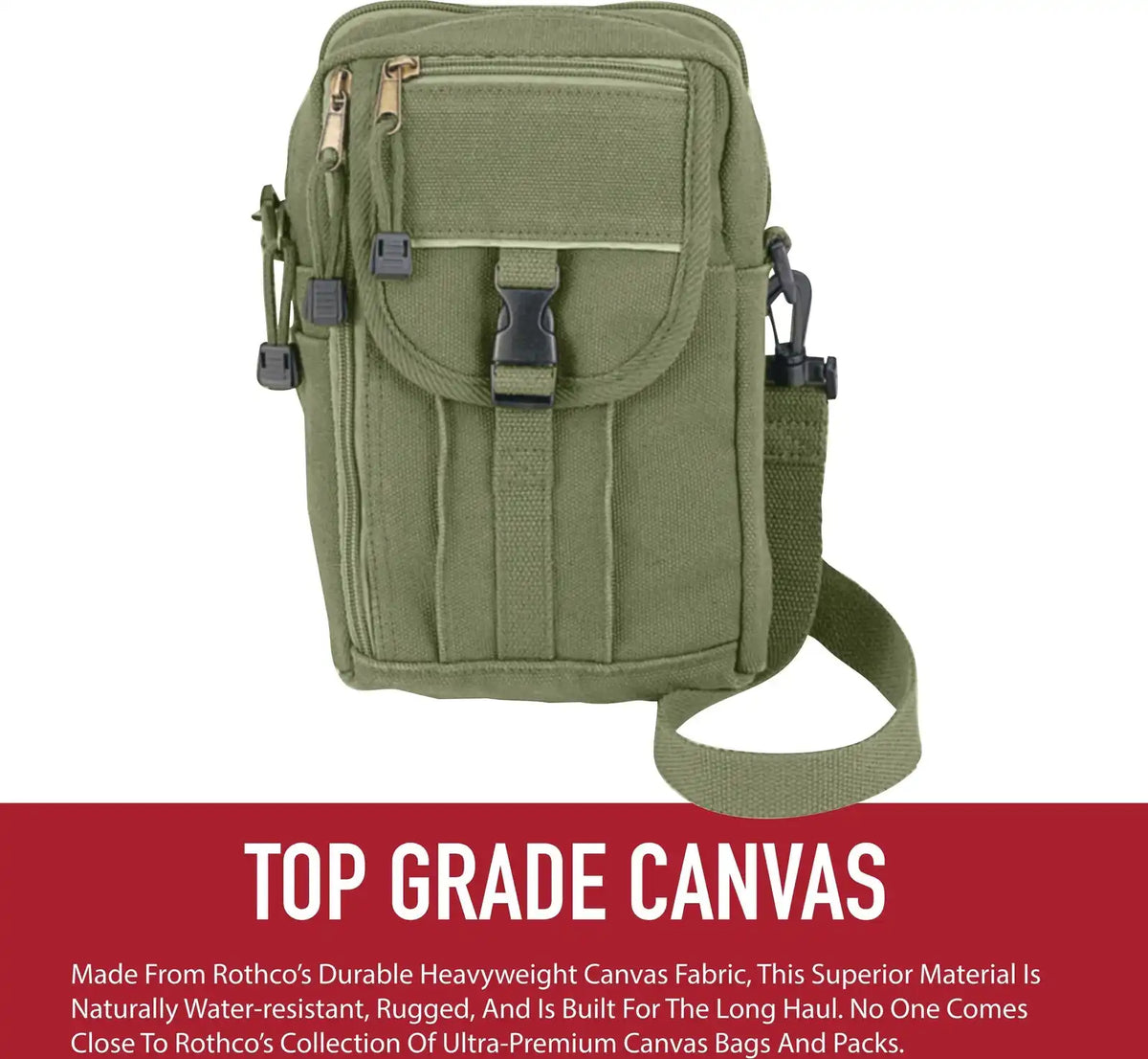 Rothco Heavyweight Classic Canvas Passport Travel Pouch