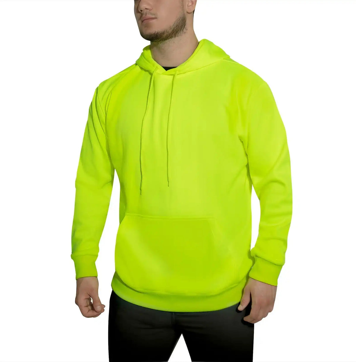 Rothco High Vis Performance Hooded Sweatshirt Safety Green