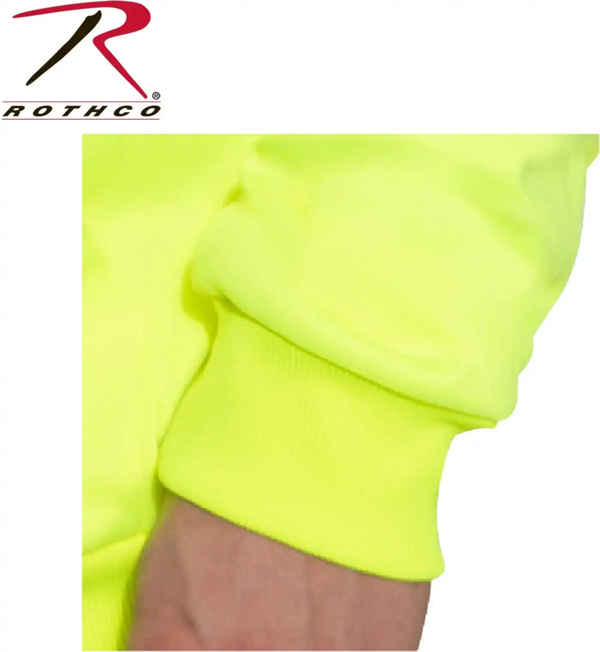 Rothco High Vis Performance Hooded Sweatshirt Safety Green