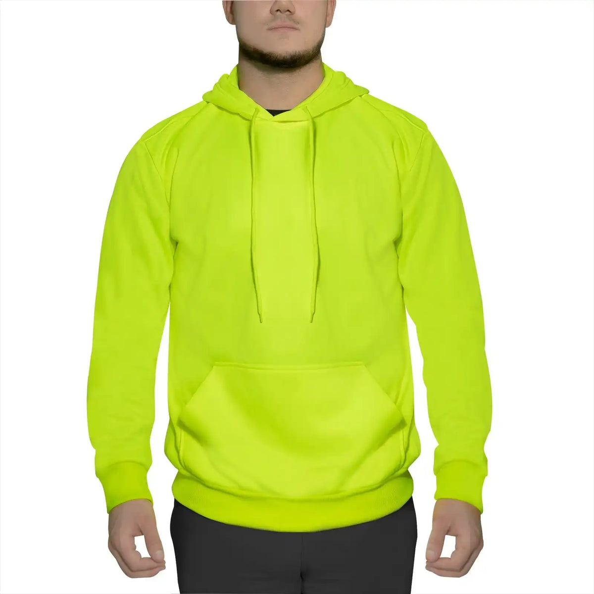 Rothco High Vis Performance Hooded Sweatshirt Safety Green