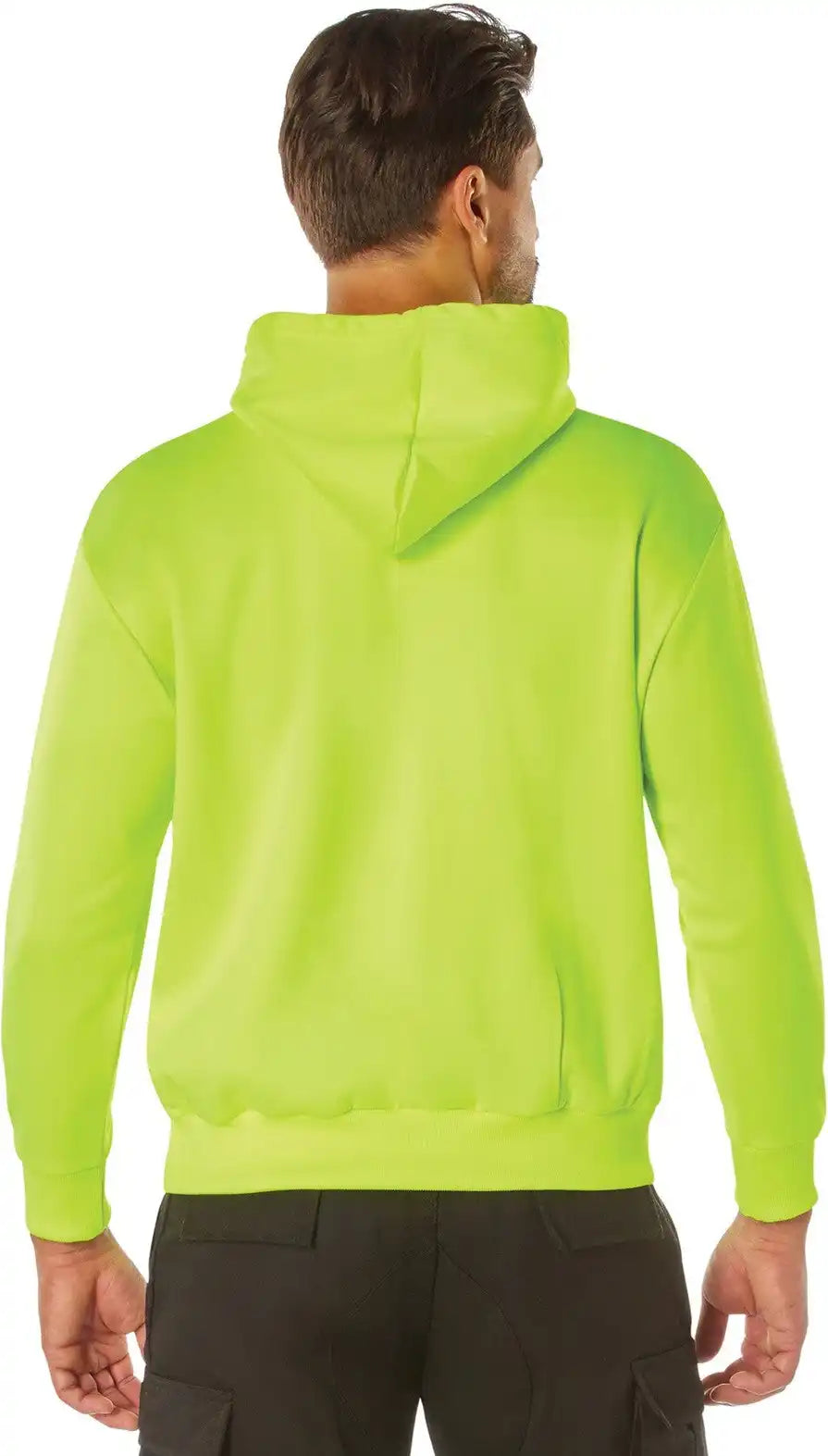 Rothco High Vis Performance Hooded Sweatshirt Safety Green
