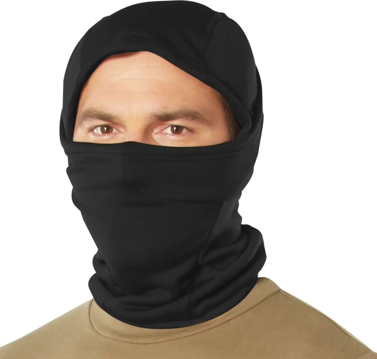 Rothco Hinged Helmet Liner Balaclava Black