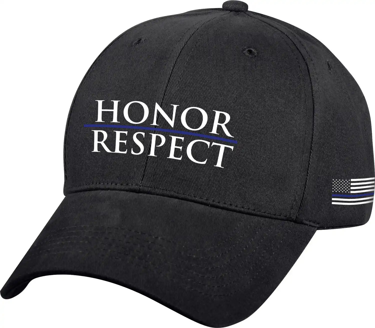 Rothco Honor and Respect Thin Blue Line Low Profile Cap Black / one Size