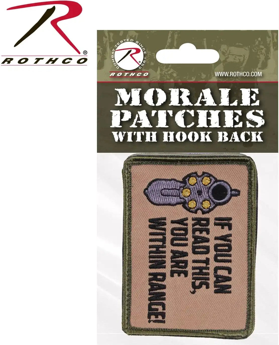 Rothco if you can Read this Morale Patch Bulk Packaging