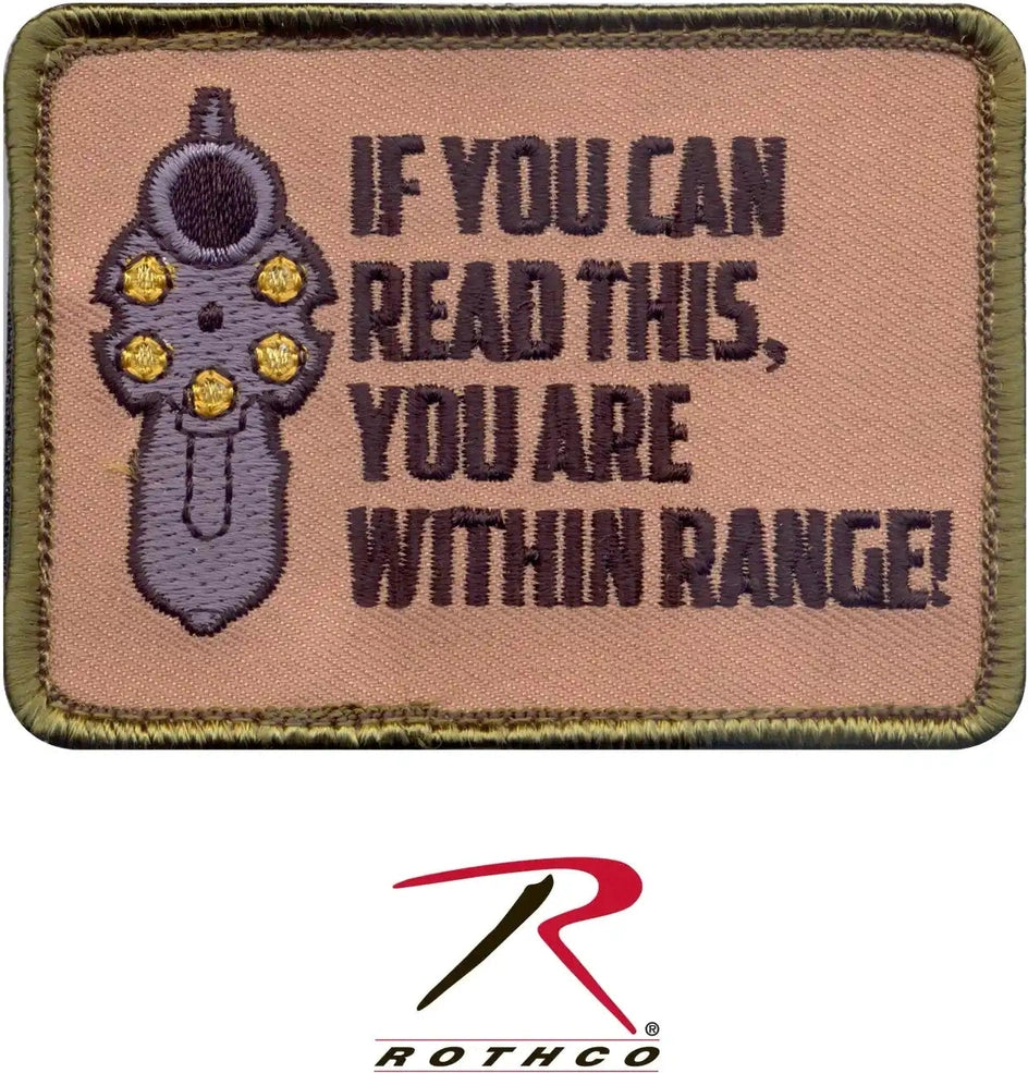 Rothco if you can Read this Morale Patch Bulk Packaging