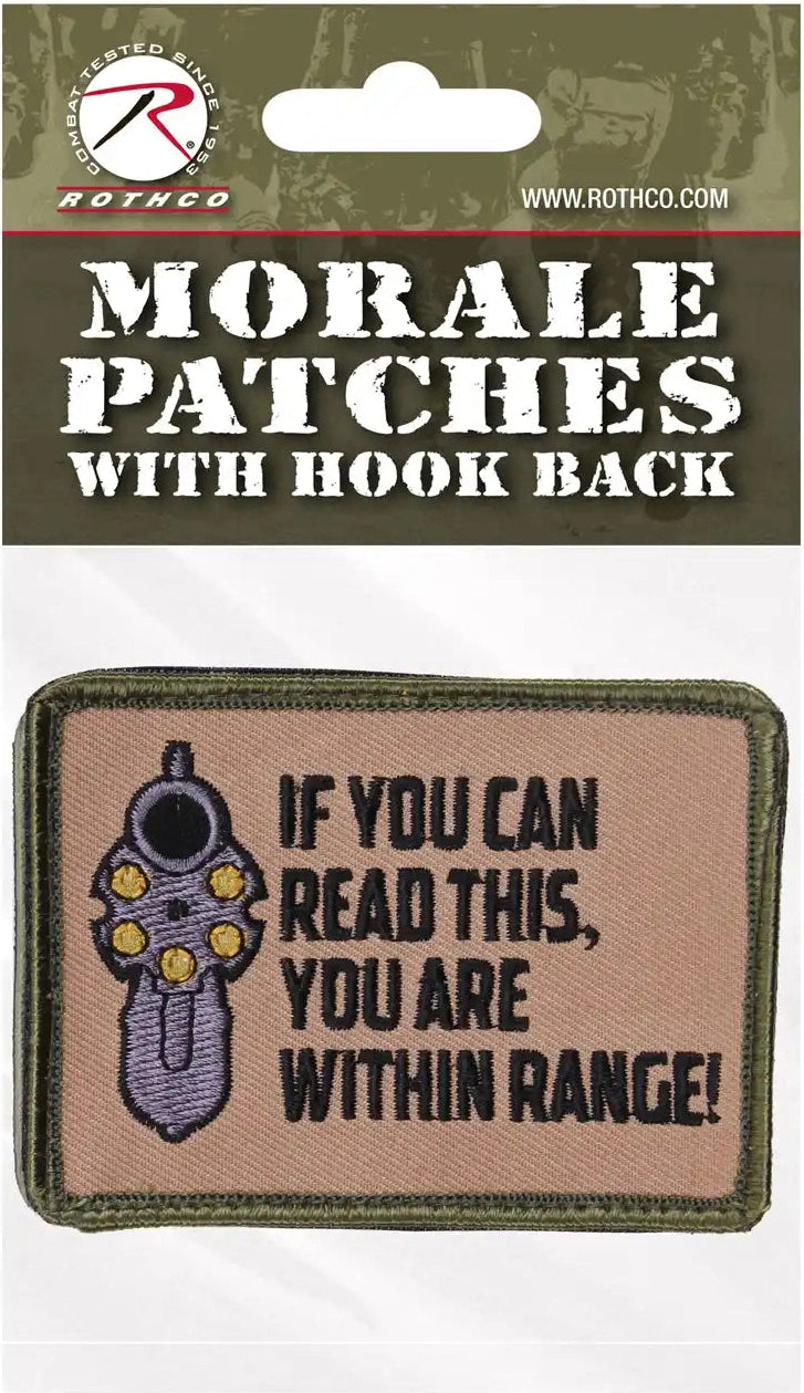 Rothco if you can Read this Morale Patch Bulk Packaging