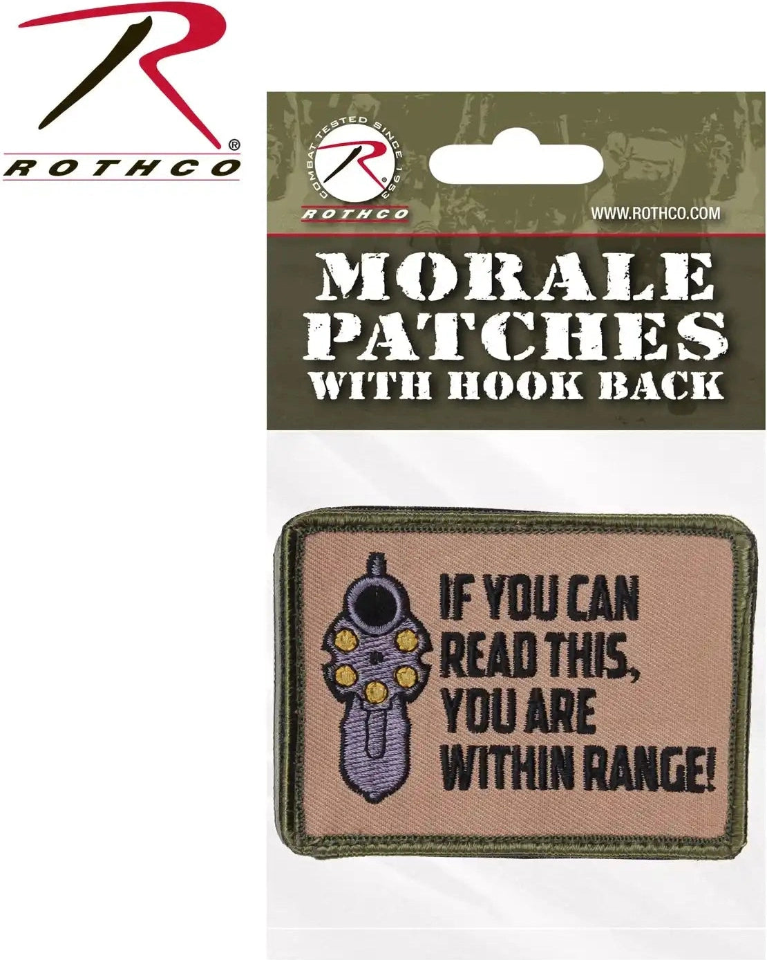 Rothco if you can Read this Morale Patch Bulk Packaging