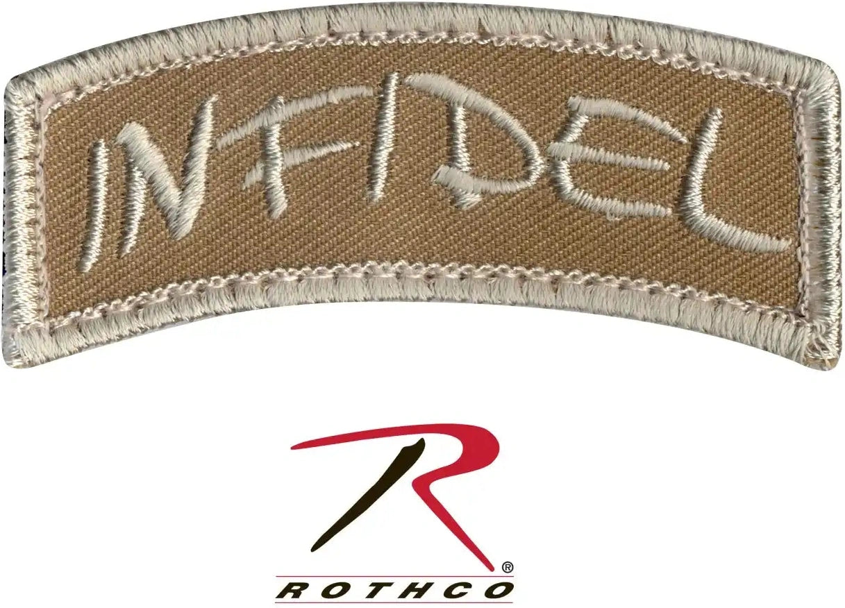 Rothco Infidel Shoulder Morale Patch Bulk Packaging