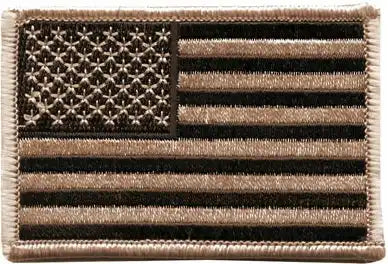 Rothco Iron on / Sew Embroidered us Flag Patch