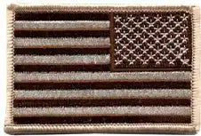 Rothco Iron on / Sew Embroidered us Flag Patch