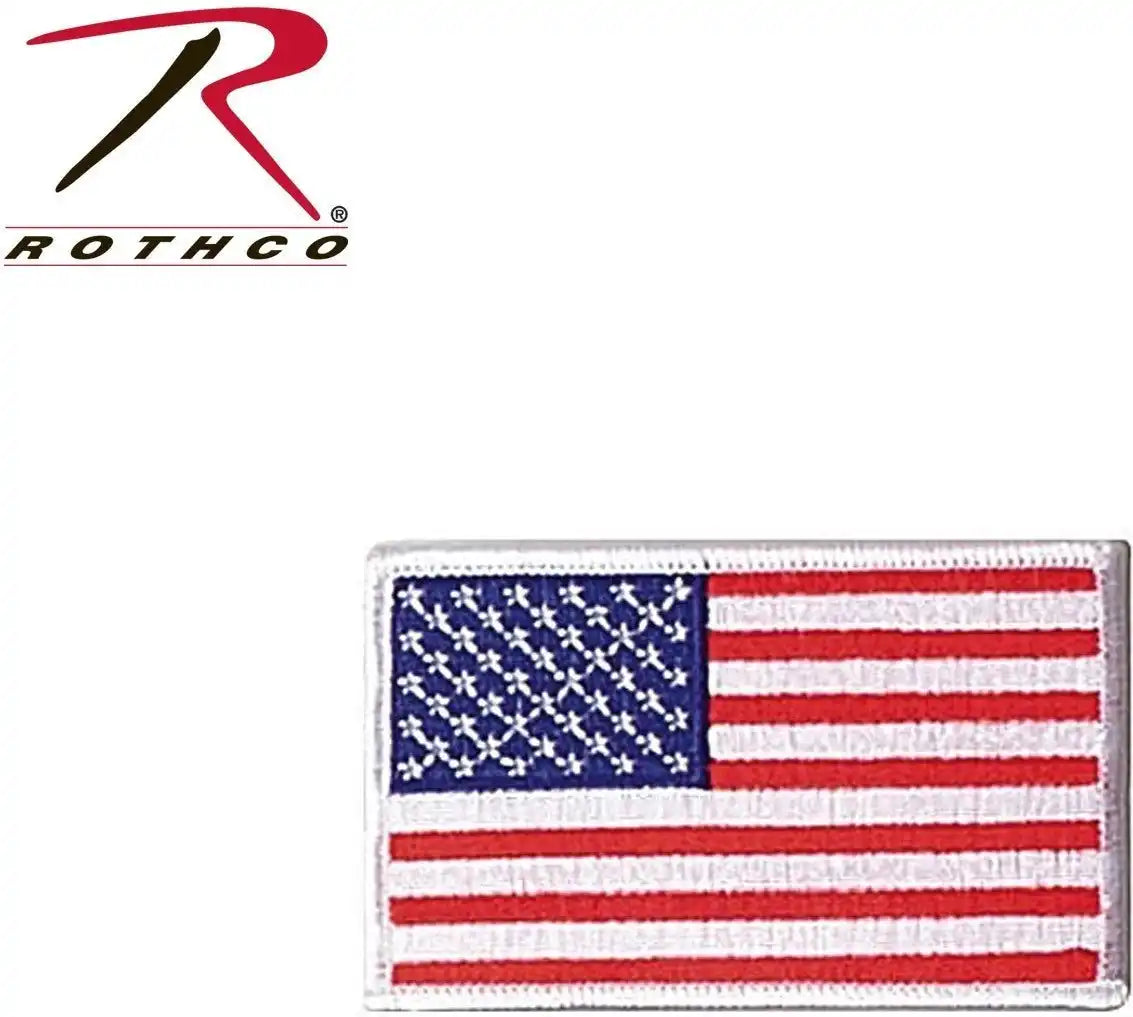 Rothco Iron on / Sew Embroidered us Flag Patch
