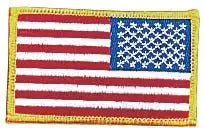 Rothco Iron on / Sew Embroidered us Flag Patch