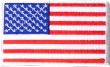 Rothco Iron on / Sew Embroidered us Flag Patch