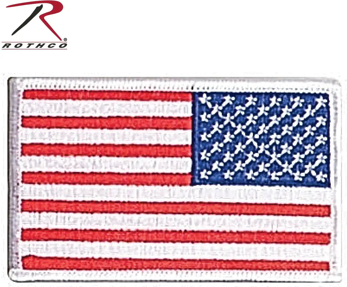 Rothco Iron on / Sew Embroidered us Flag Patch