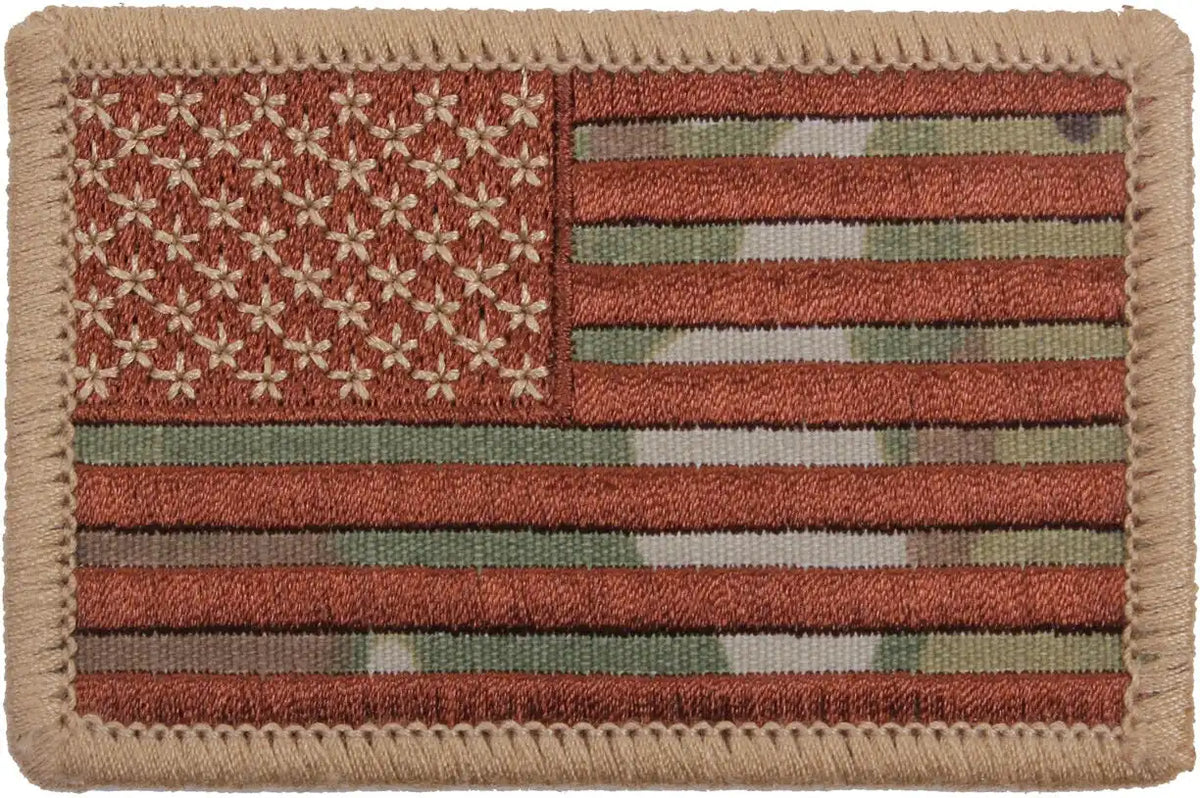 Rothco Iron on / Sew Embroidered us Flag Patch