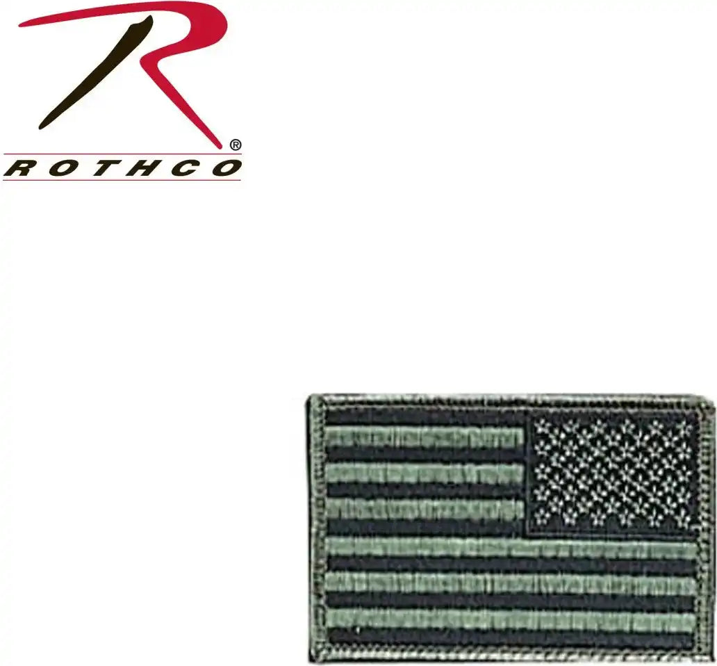 Rothco Iron on / Sew Embroidered us Flag Patch