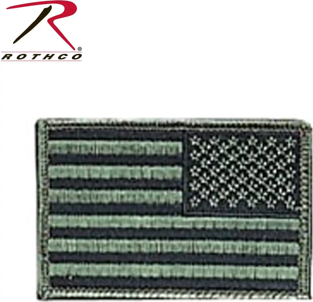 Rothco Iron on / Sew Embroidered us Flag Patch