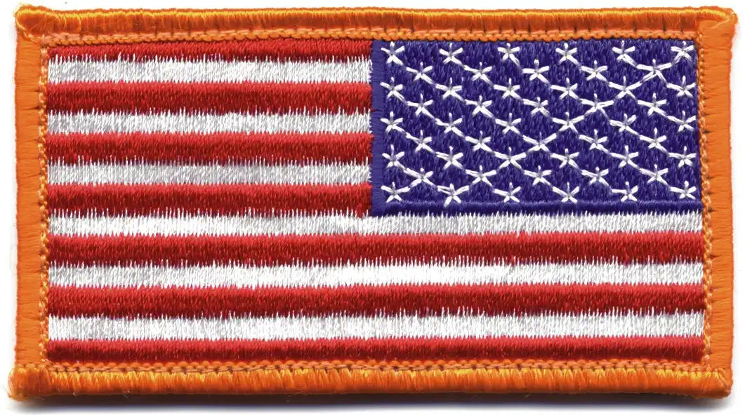Rothco Iron on / Sew Embroidered us Flag Patch