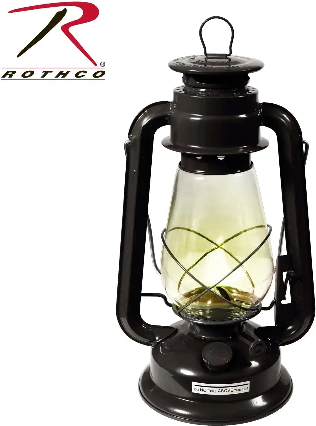 Rothco Kerosene Hurricane Lantern Red / 12 Inches