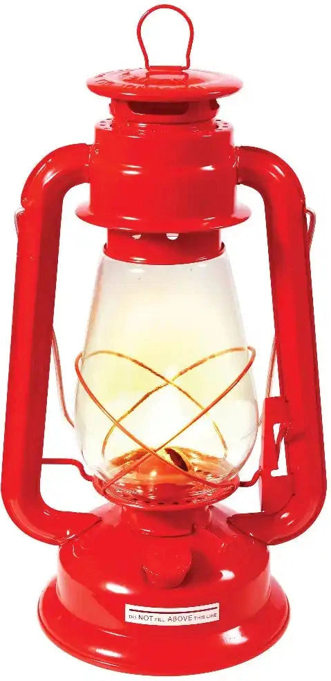 Rothco Kerosene Hurricane Lantern Red / 12 Inches