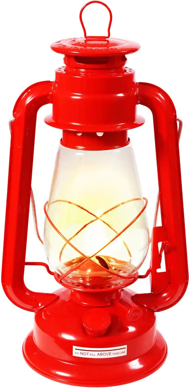Rothco Kerosene Hurricane Lantern Red / 12 Inches