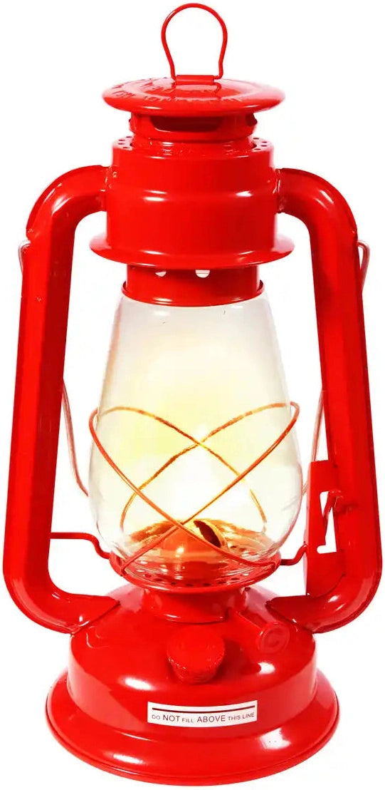Rothco Kerosene Hurricane Lantern Red / 12 Inches