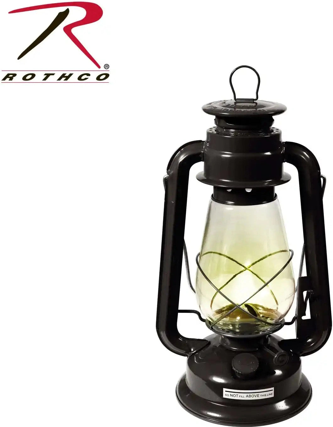Rothco Kerosene Hurricane Lantern Red / 12 Inches