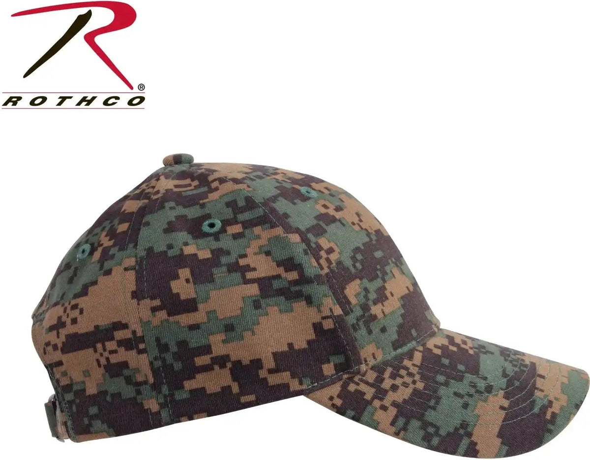 Rothco Kid’s Camo Low Profile Cap Woodland