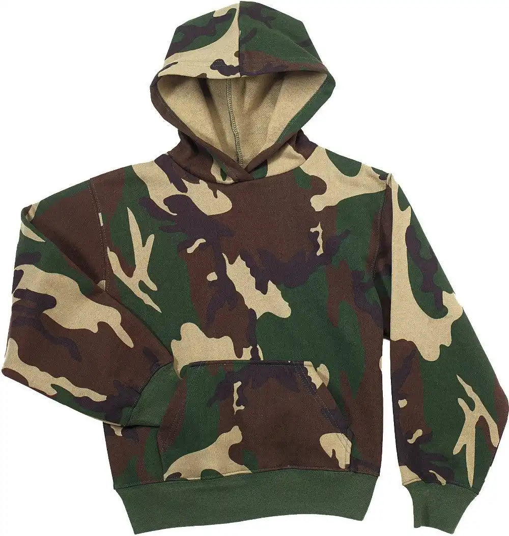 Rothco Kid’s Camo Pullover Hooded Sweatshirt