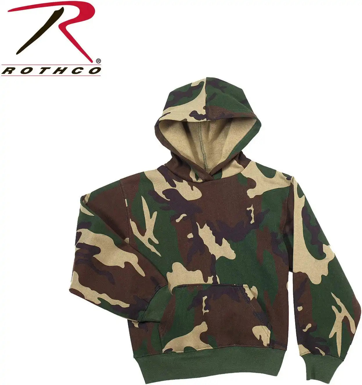 Rothco Kid’s Camo Pullover Hooded Sweatshirt