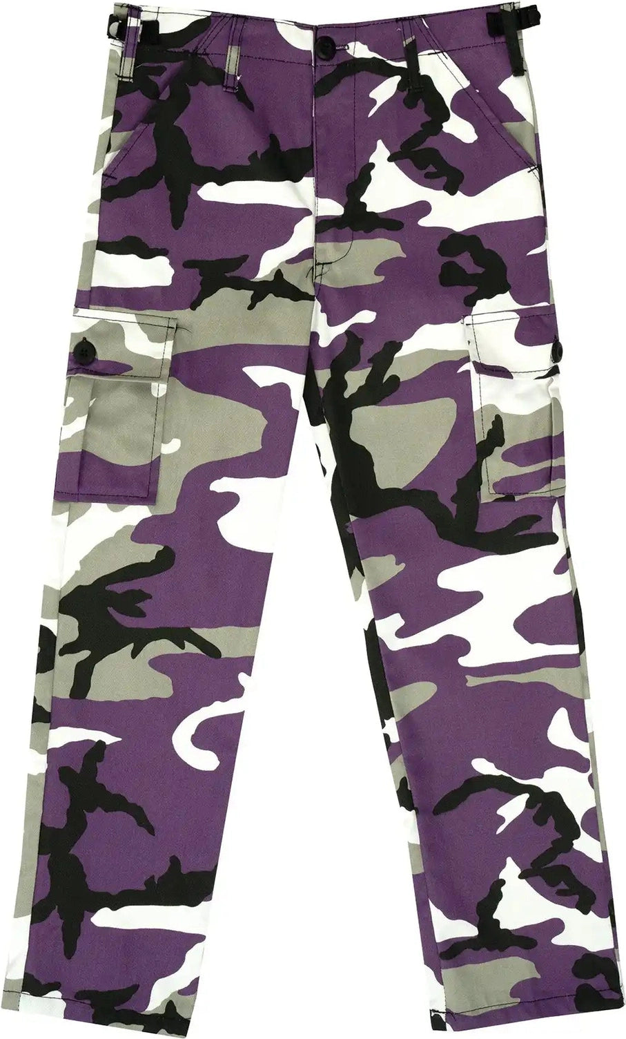 Rothco Kids Cargo Pants Ultra Violet Camo / Xs