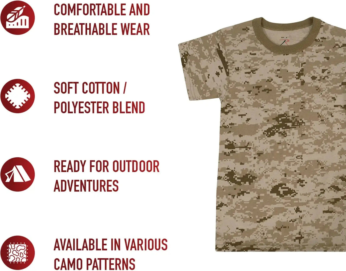 Rothco Kids Digital Camo t Shirt
