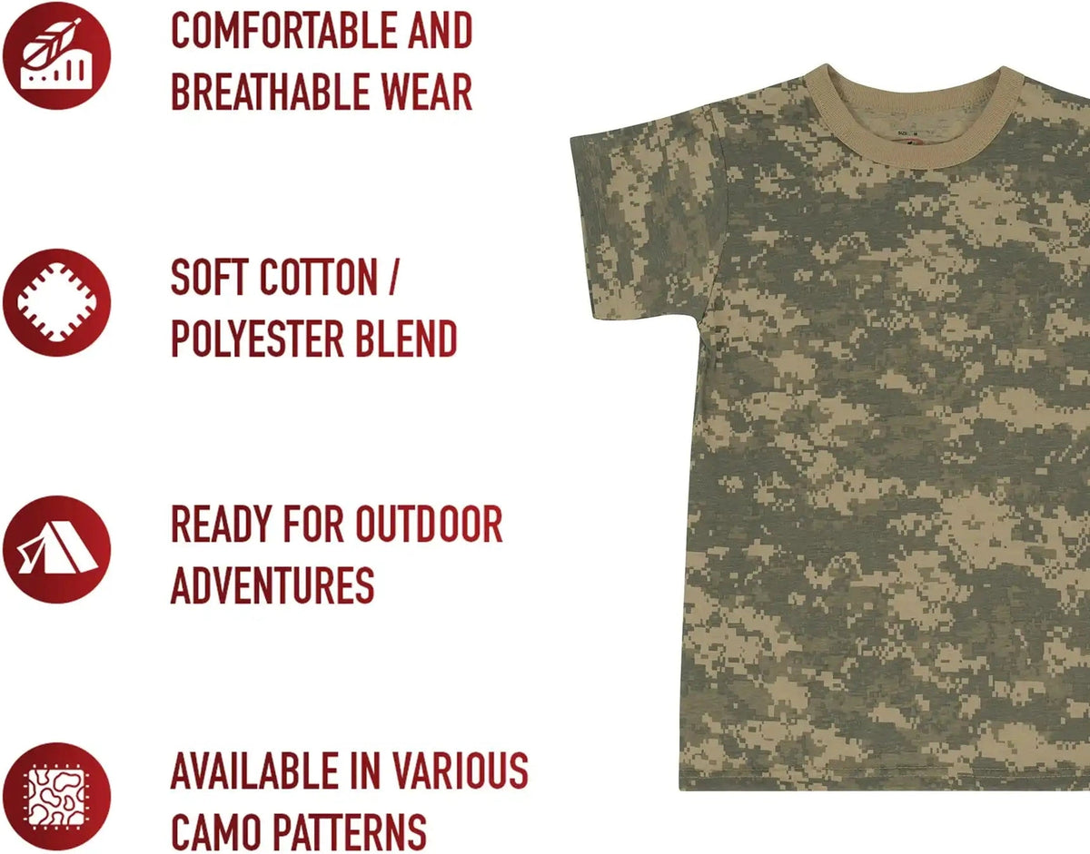 Rothco Kids Digital Camo t Shirt