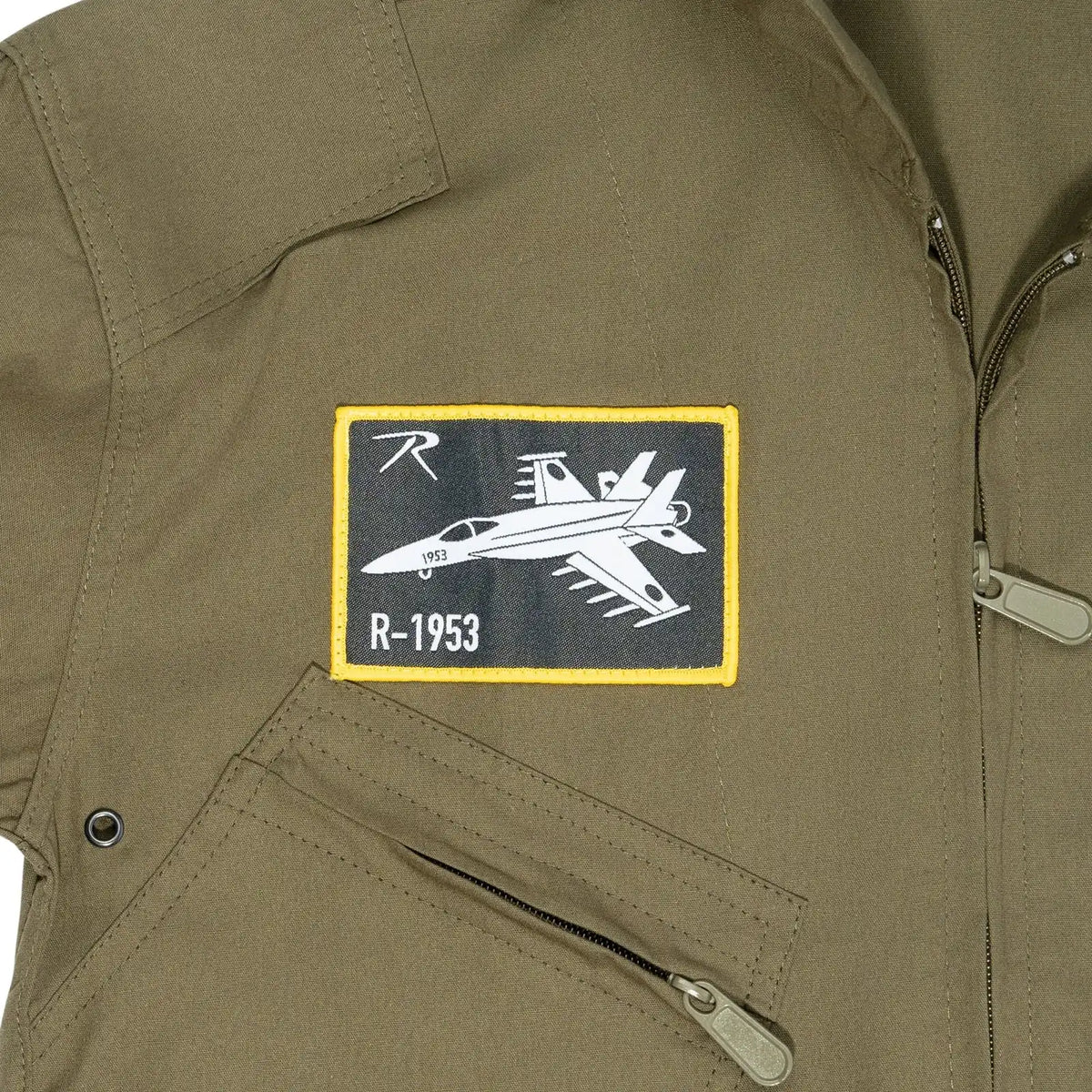 Rothco Kid’s Flight Coverall with Patches Olive Drab