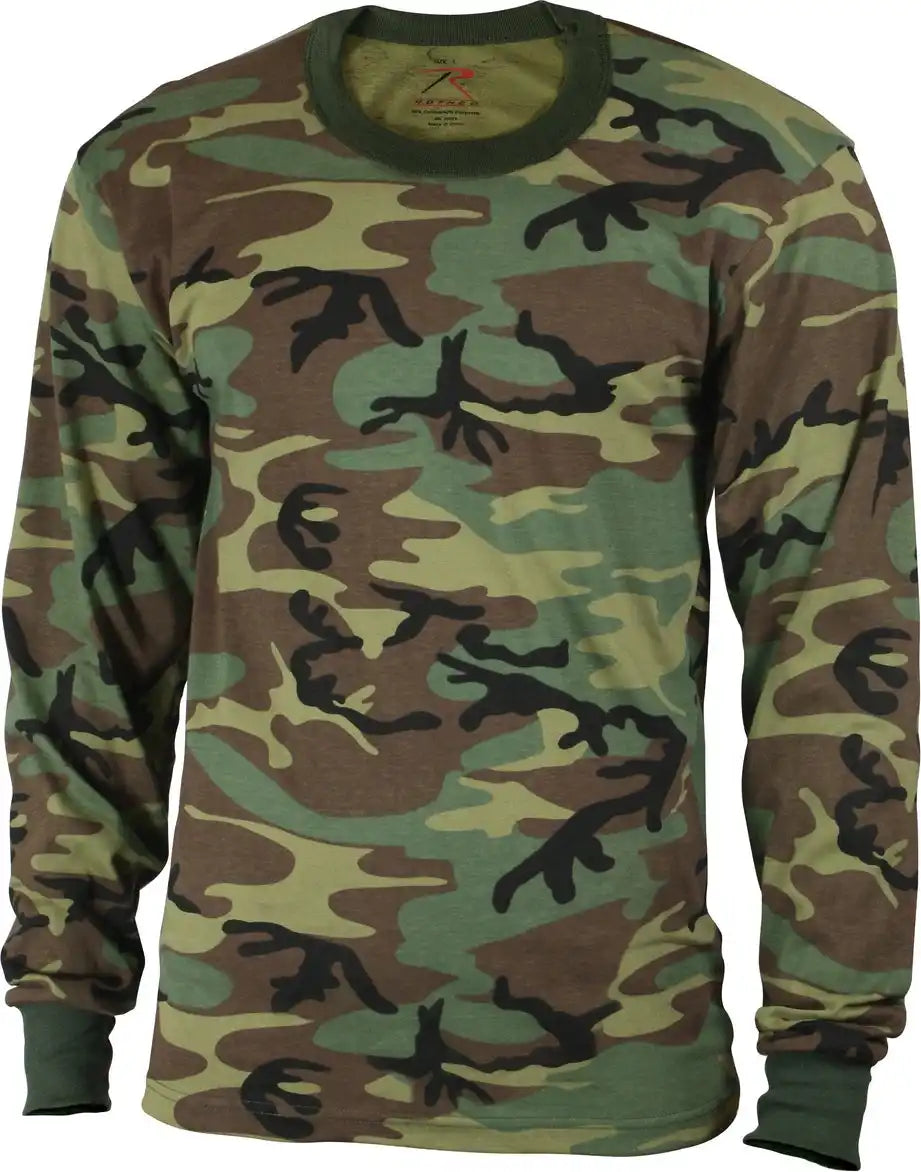 Rothco Kids Long Sleeve Camo t Shirt