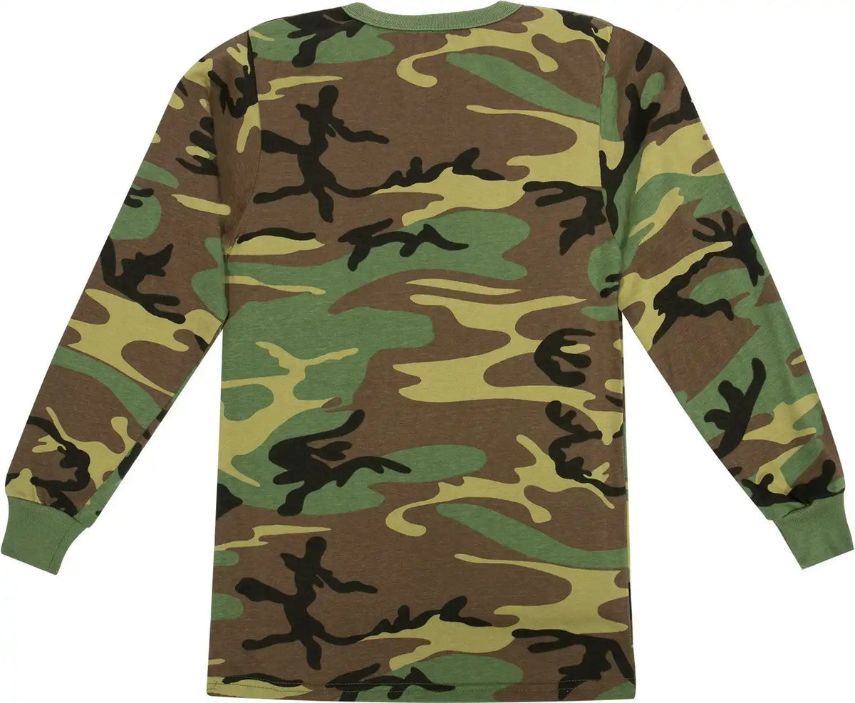 Rothco Kids Long Sleeve Camo t Shirt