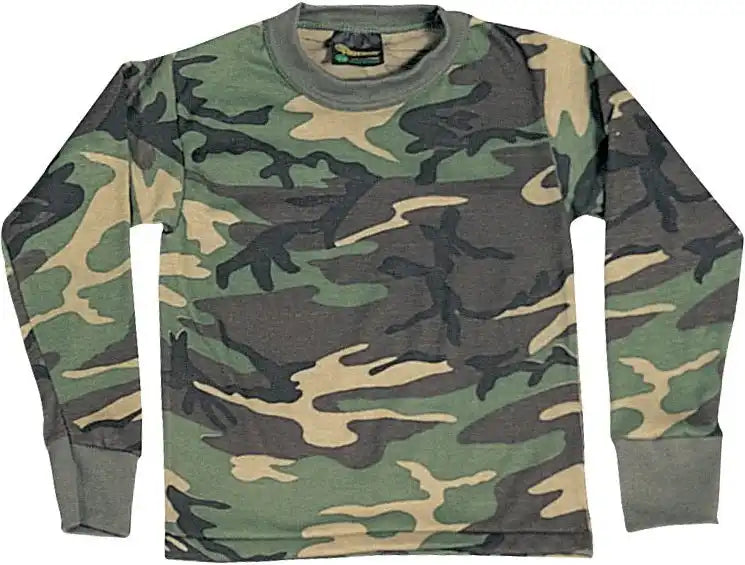 Rothco Kids Long Sleeve Camo t Shirt