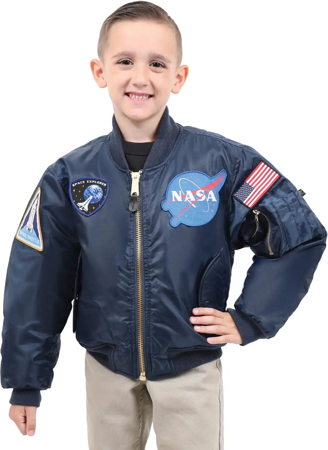 Rothco Kids Nasa Ma 1 Flight Jacket