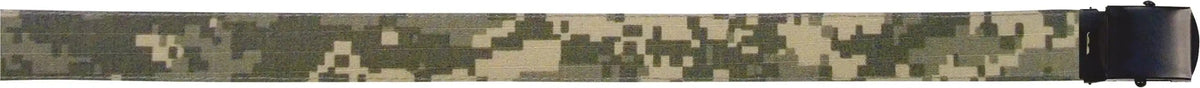 Rothco Kid’s Reversible Web Belt Woodland Camo / Olive Drab