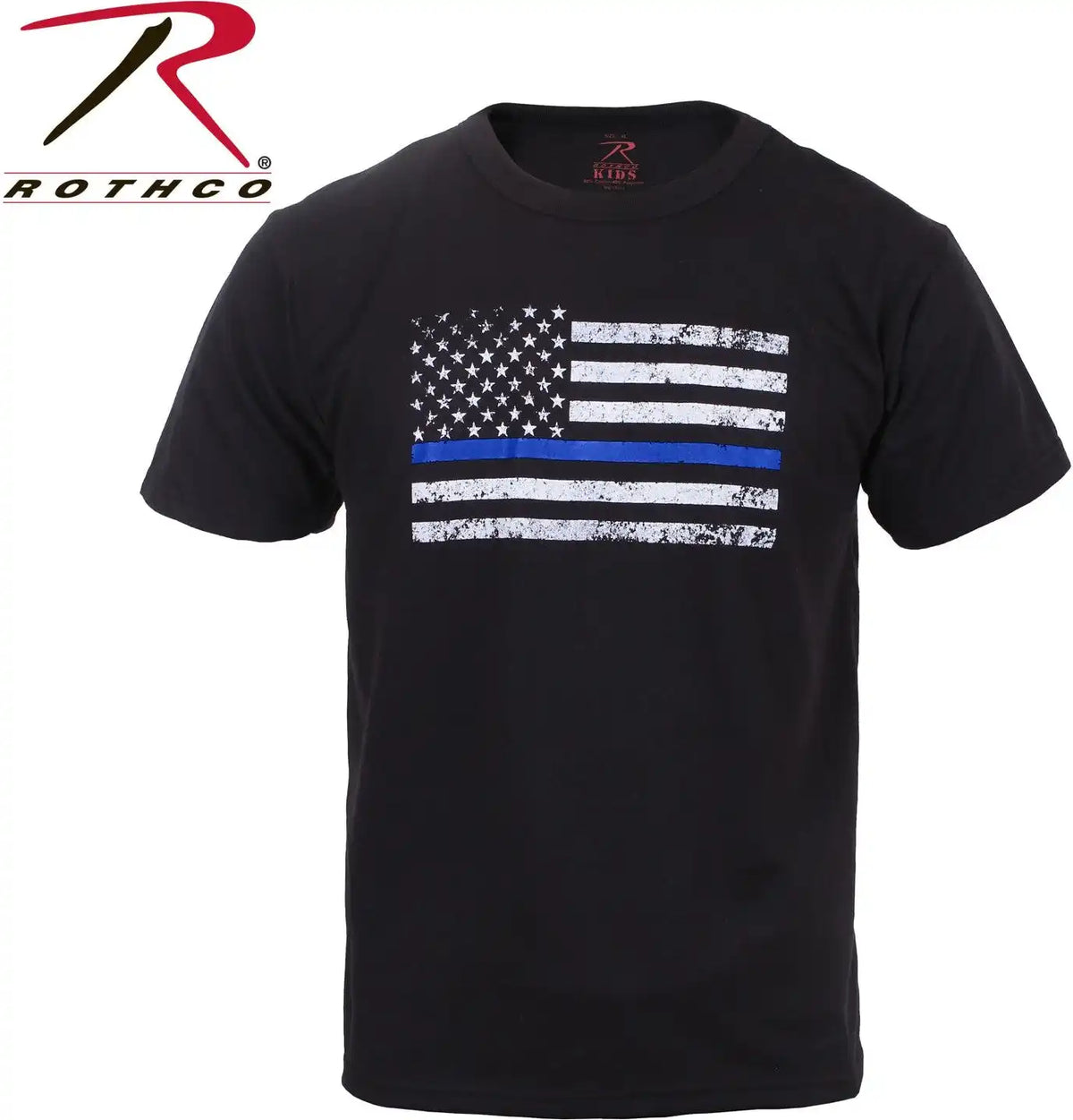 Rothco Kids Thin Blue Line us Flag t Shirt