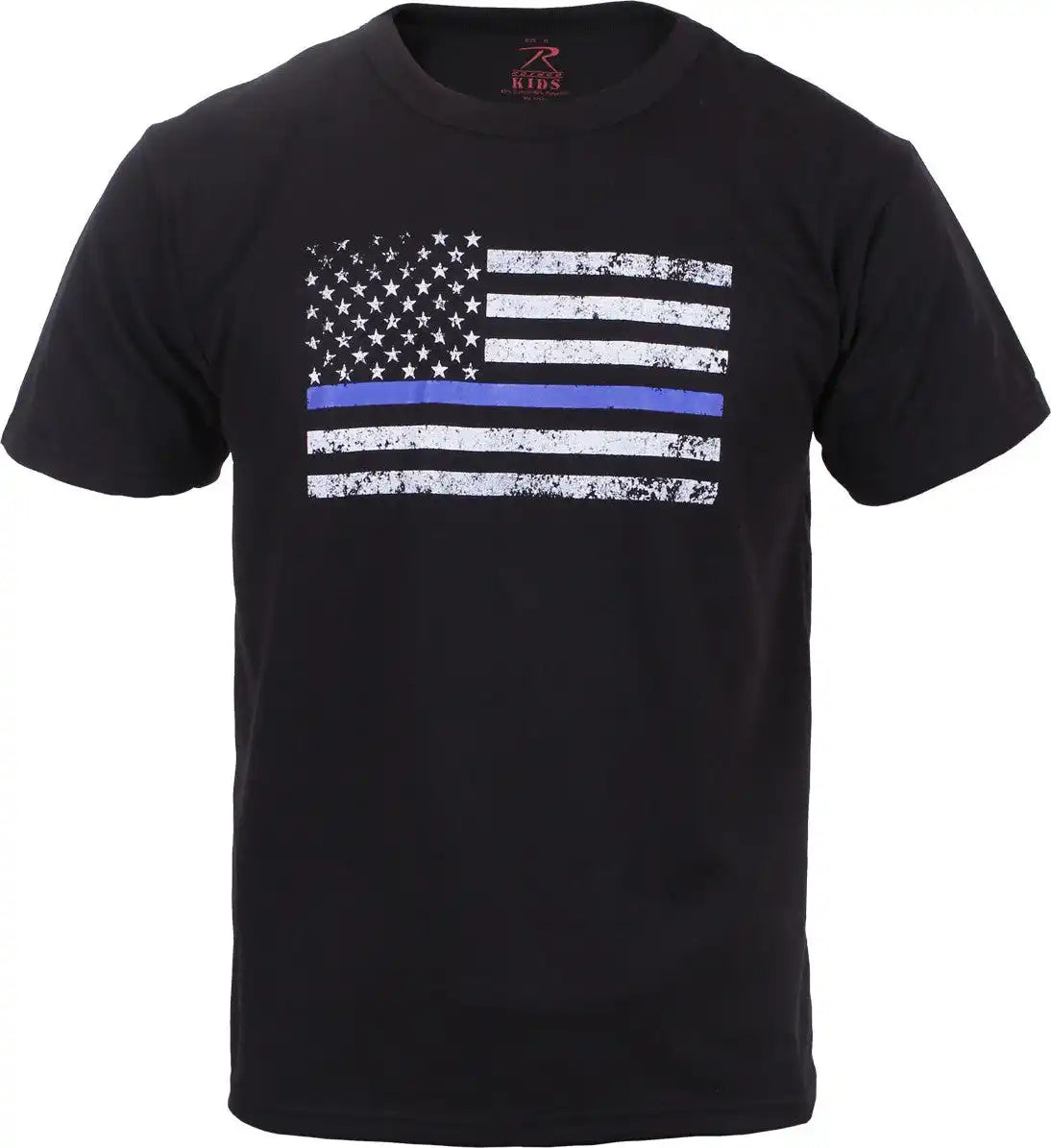 Rothco Kids Thin Blue Line us Flag t Shirt