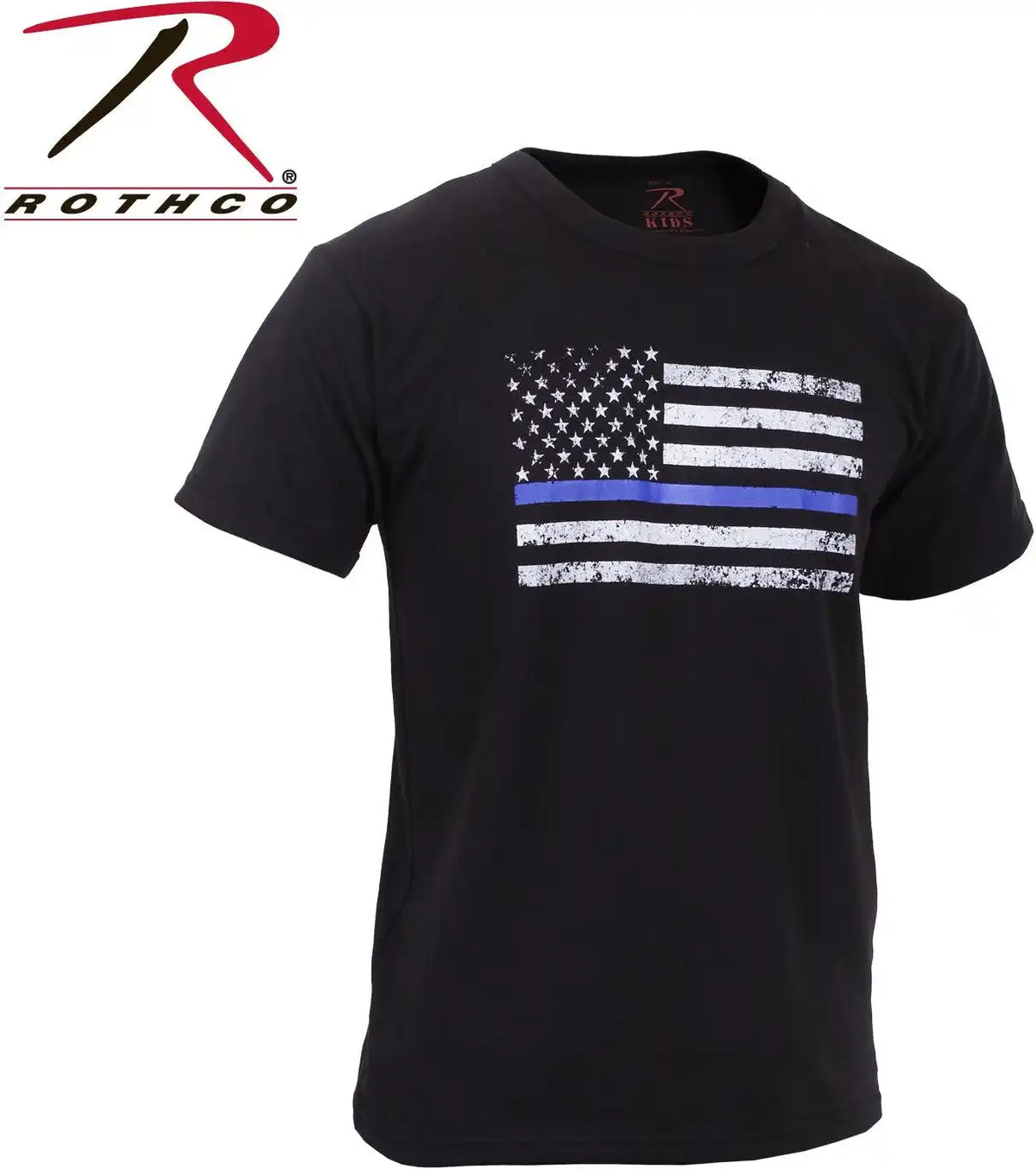 Rothco Kids Thin Blue Line us Flag t Shirt