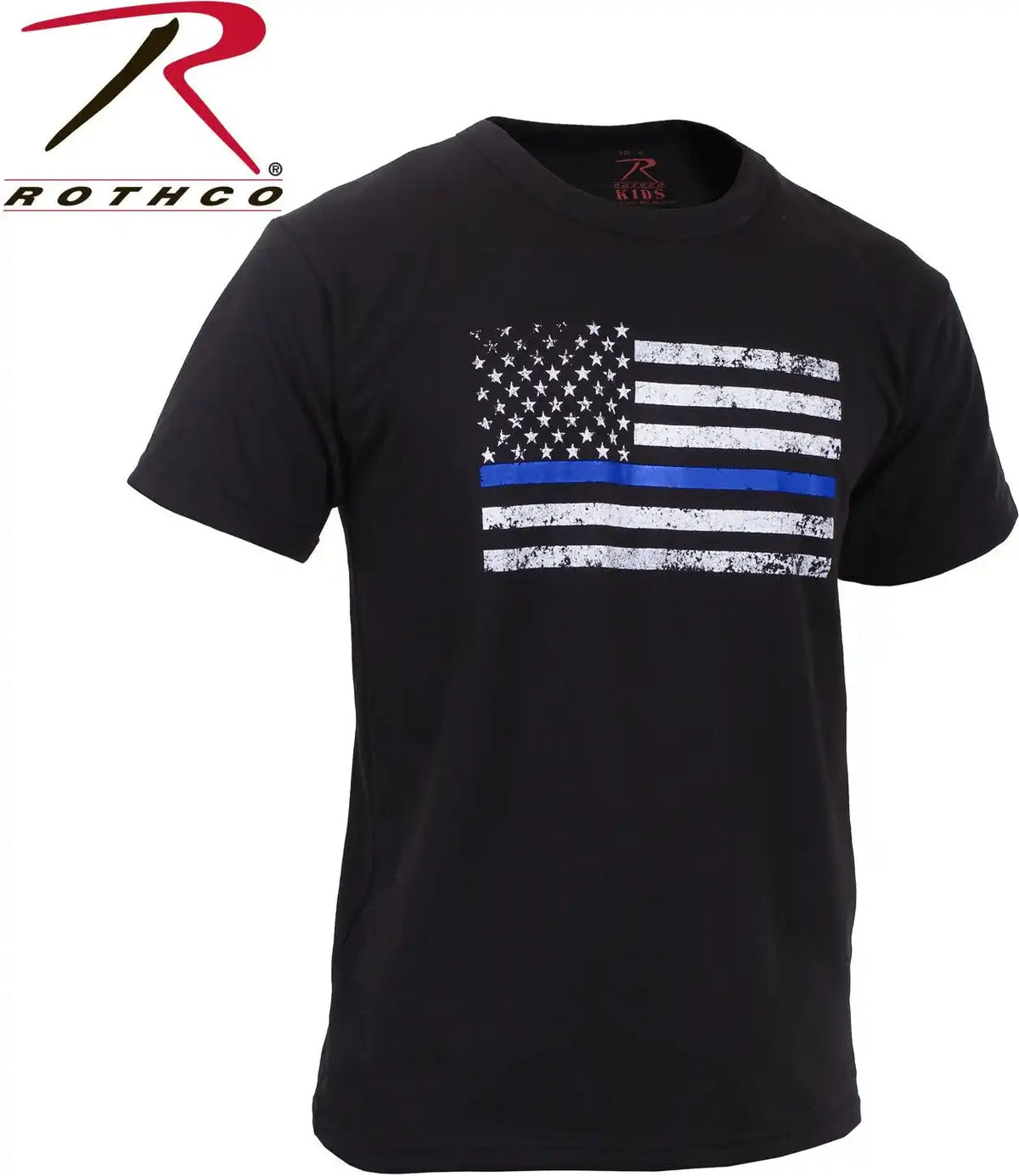 Rothco Kids Thin Blue Line us Flag t Shirt