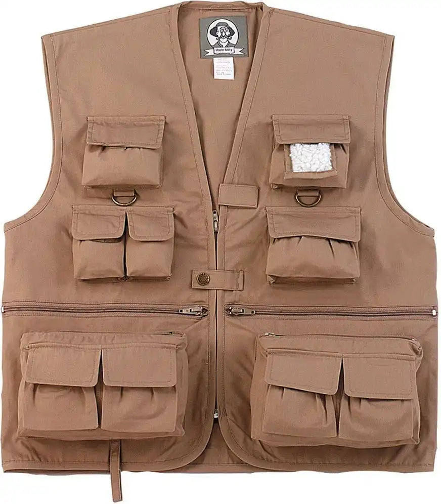 Rothco Kids Uncle Milty Travel Vest Khaki / Xl