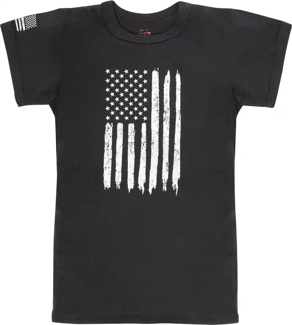Rothco Kids us Flag T-shirt - Black / s