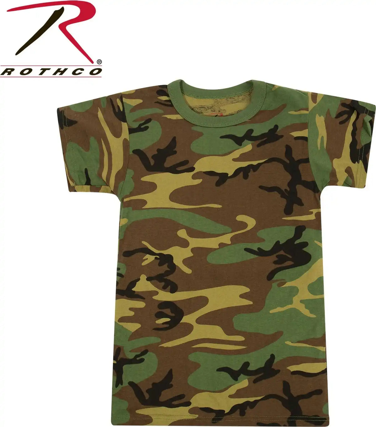 Rothco Kids Woodland Camo Heavyweight t Shirt