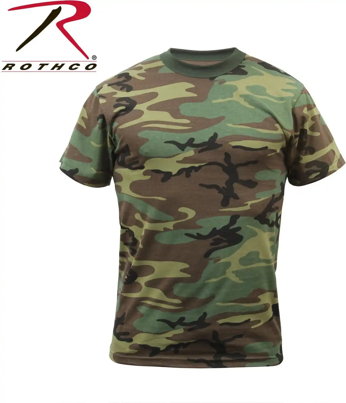 Rothco Kids Woodland Camo Heavyweight t Shirt