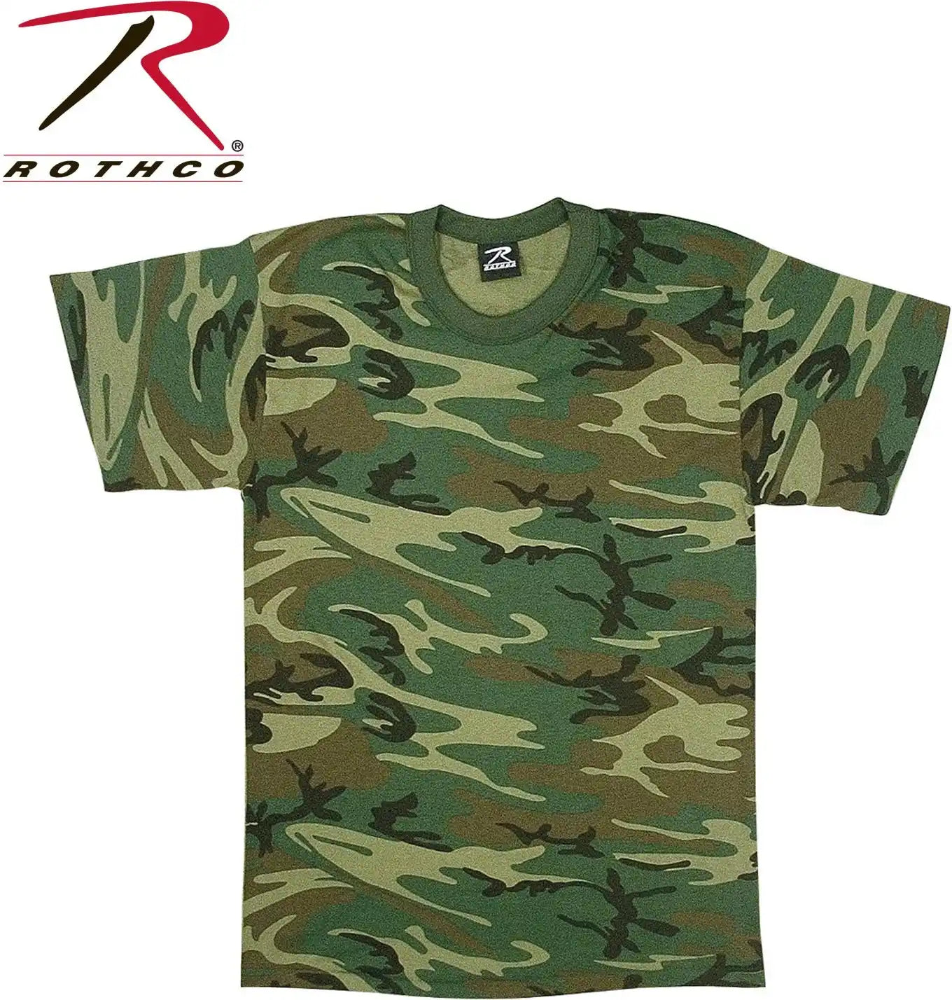 Rothco Kids Woodland Camo Heavyweight t Shirt